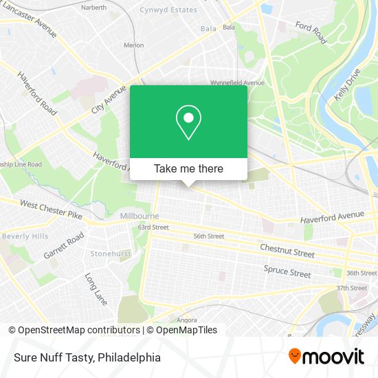 Sure Nuff Tasty map