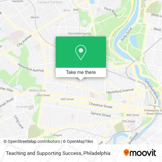 Teaching and Supporting Success map