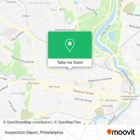 Inspection Depot map