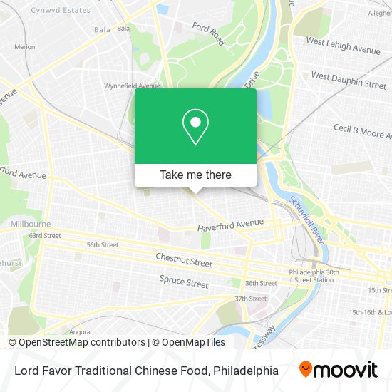 Mapa de Lord Favor Traditional Chinese Food