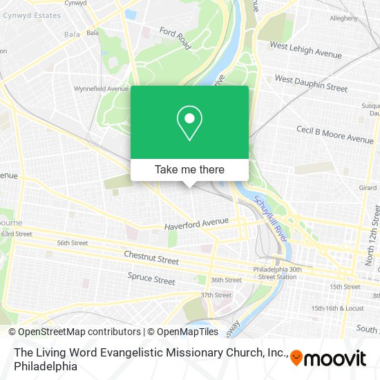 The Living Word Evangelistic Missionary Church, Inc. map