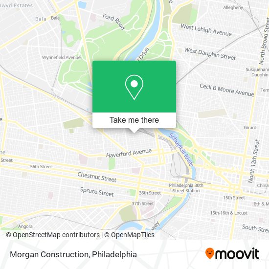 Morgan Construction map