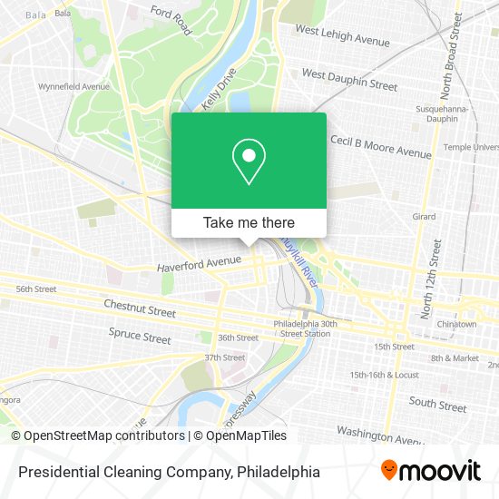 Presidential Cleaning Company map