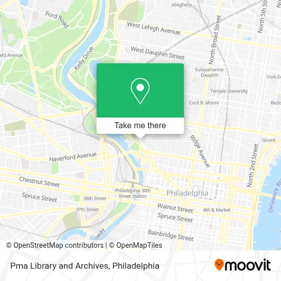 Pma Library and Archives map