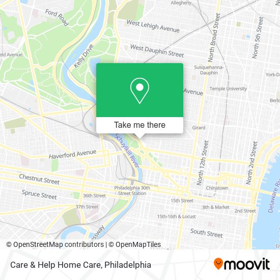 Mapa de Care & Help Home Care