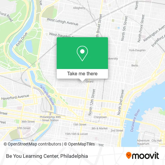 Be You Learning Center map