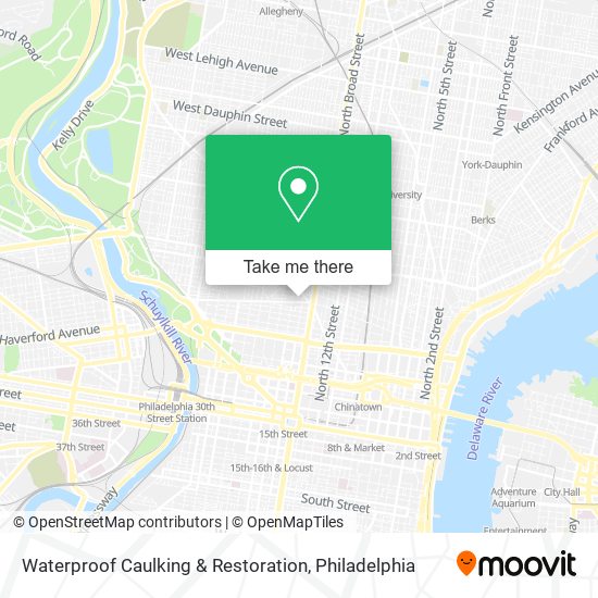 Waterproof Caulking & Restoration map