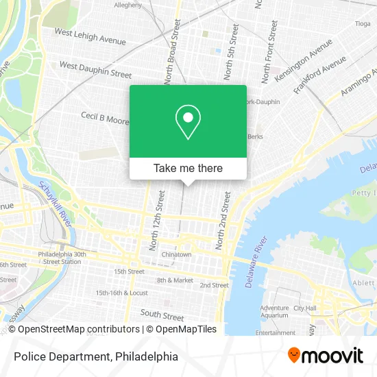 Police Department map