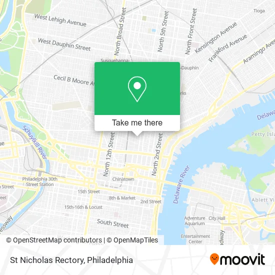 St Nicholas Rectory map