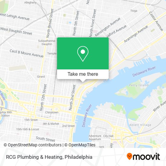 RCG Plumbing & Heating map