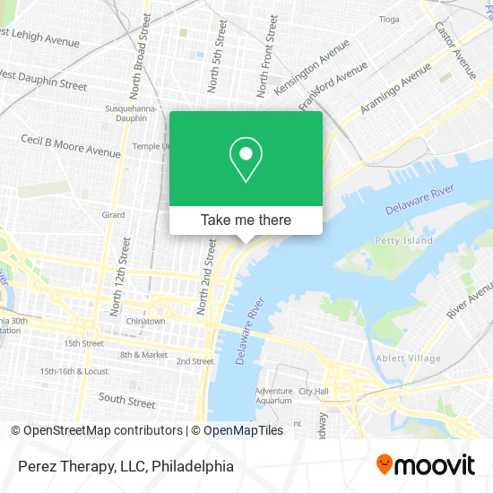 Perez Therapy, LLC map