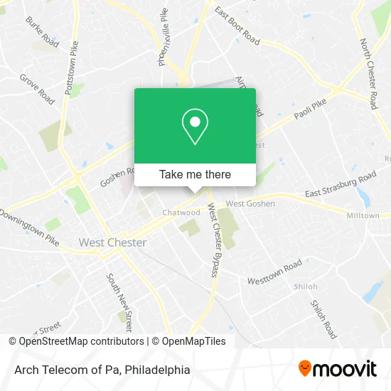 Arch Telecom of Pa map