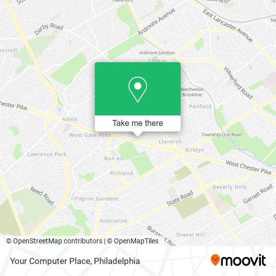 Your Computer Place map