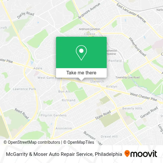 McGarrity & Moser Auto Repair Service map