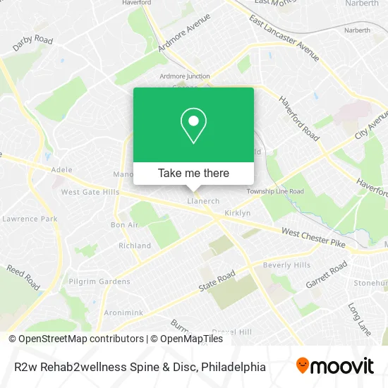 R2w Rehab2wellness Spine & Disc map