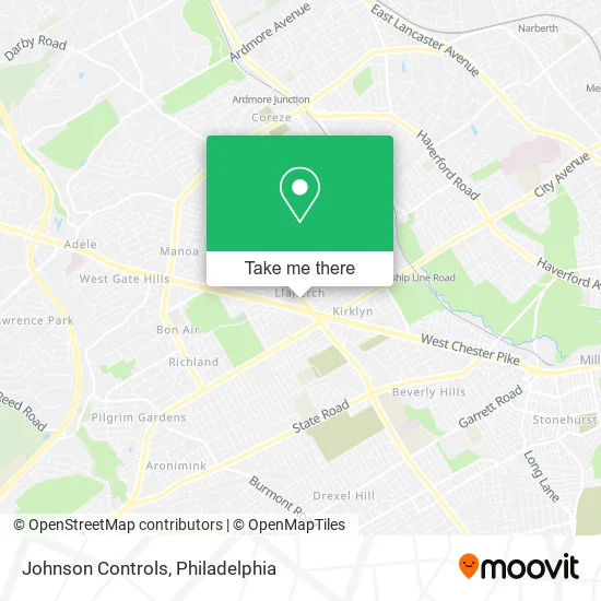 Johnson Controls map