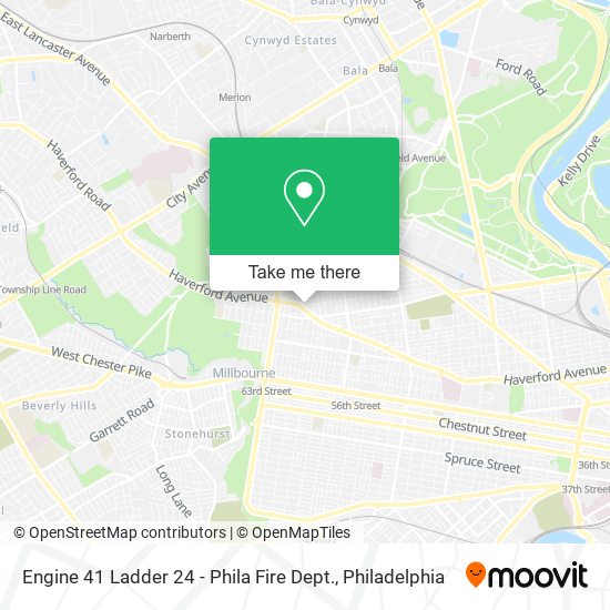 Engine 41 Ladder 24 - Phila Fire Dept. map