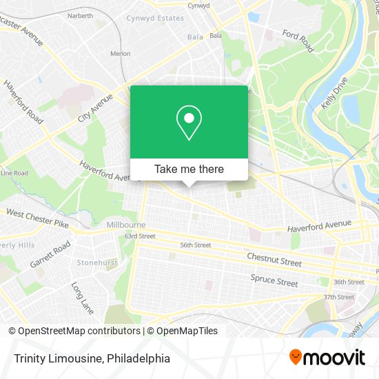 Trinity Limousine map