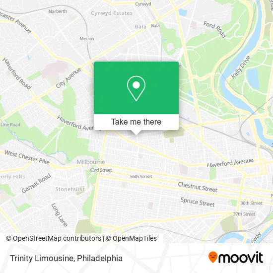 Mapa de Trinity Limousine