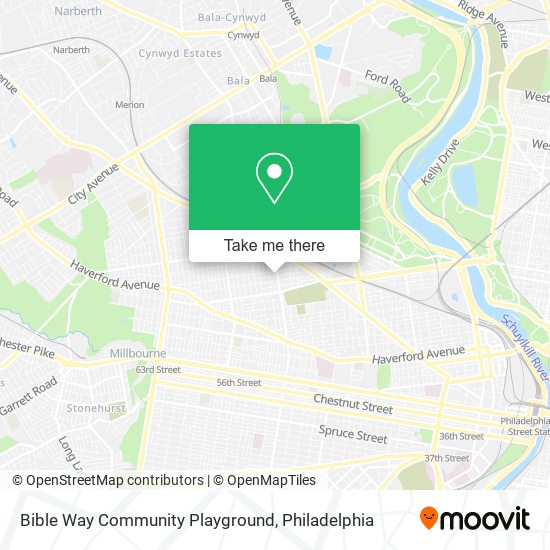 Mapa de Bible Way Community Playground