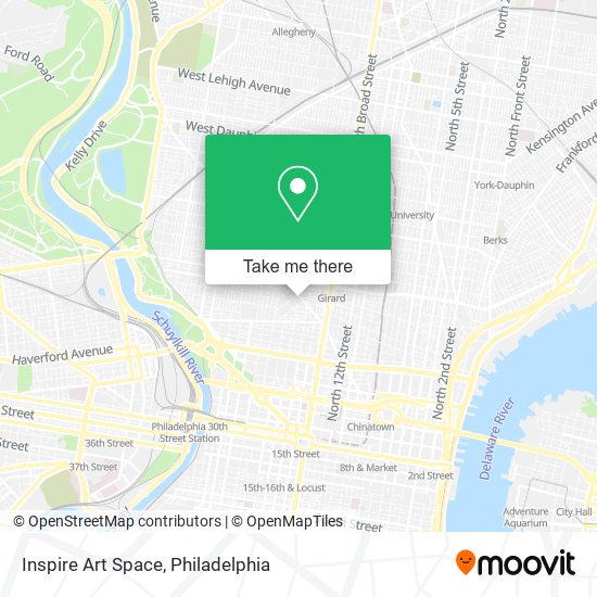 Mapa de Inspire Art Space