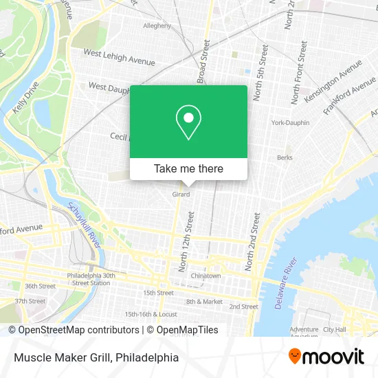 Muscle Maker Grill map