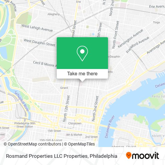 Mapa de Rosmand Properties LLC Properties