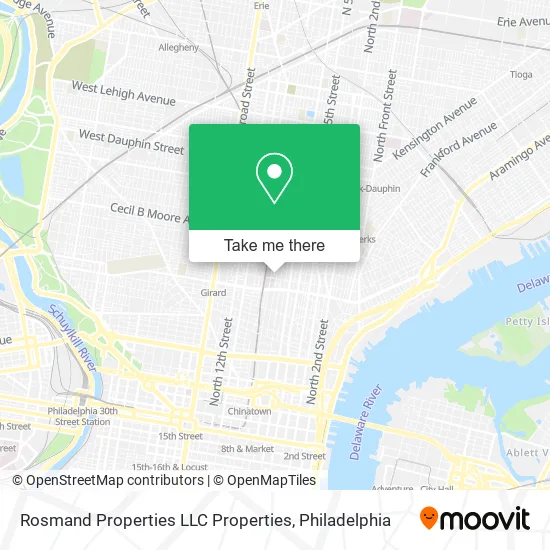 Rosmand Properties LLC Properties map