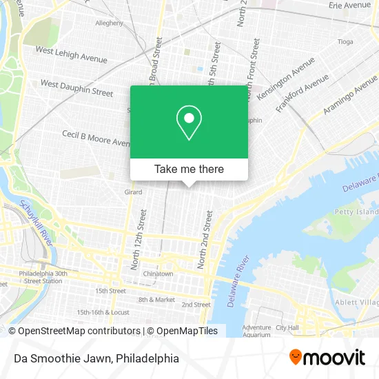 Da Smoothie Jawn map