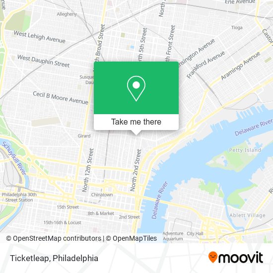 Ticketleap map