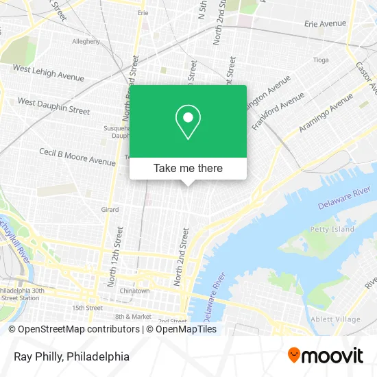 Ray Philly map