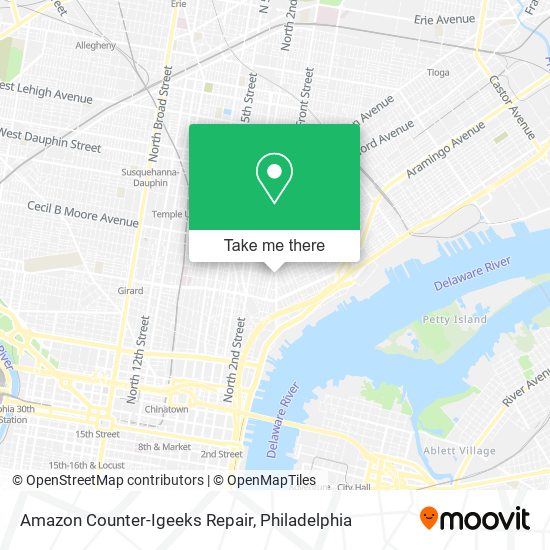 Mapa de Amazon Counter-Igeeks Repair