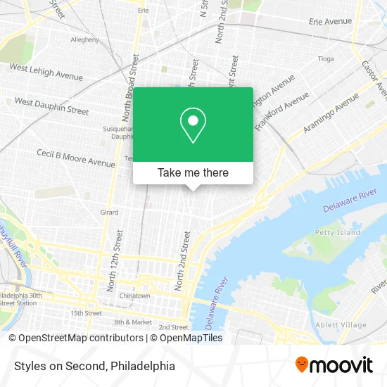 Styles on Second map