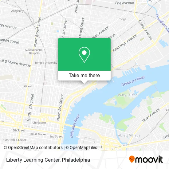 Liberty Learning Center map