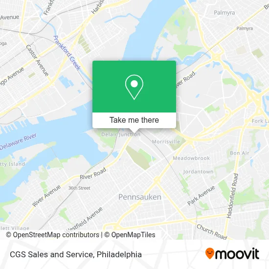 CGS Sales and Service map