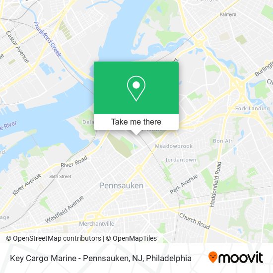 Key Cargo Marine - Pennsauken, NJ map