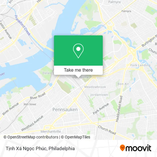 Mapa de Tịnh Xá Ngọc Phúc