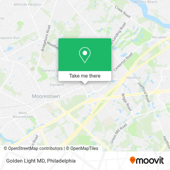 Golden Light MD map