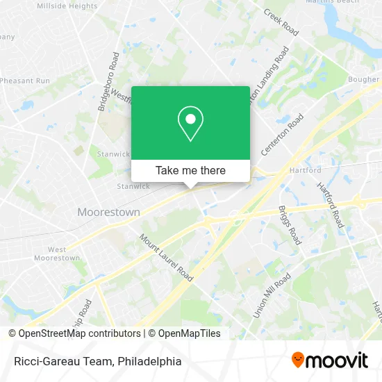 Ricci-Gareau Team map
