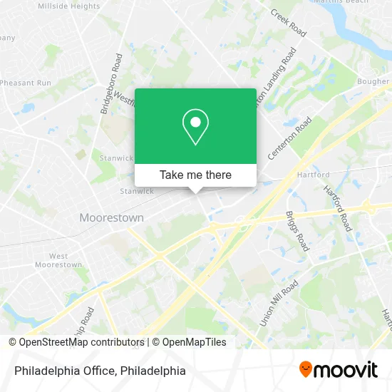 Philadelphia Office map