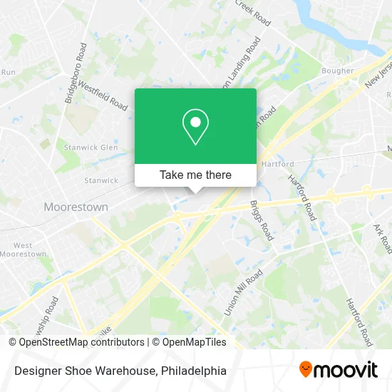 Designer Shoe Warehouse map