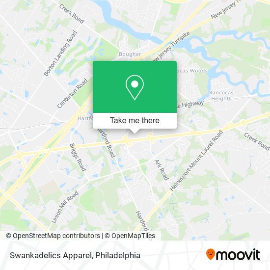 Swankadelics Apparel map