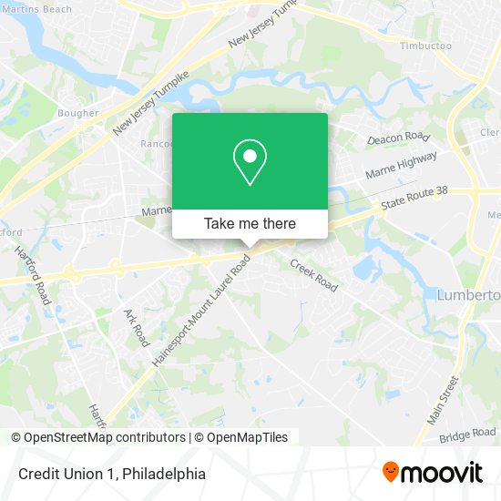 Mapa de Credit Union 1