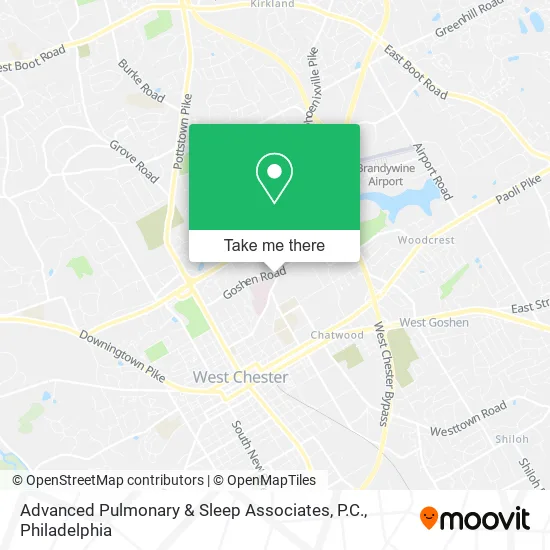 Advanced Pulmonary & Sleep Associates, P.C. map