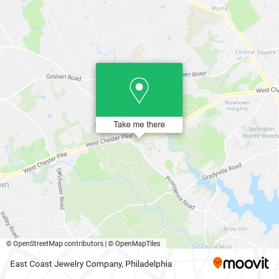 East Coast Jewelry Company map