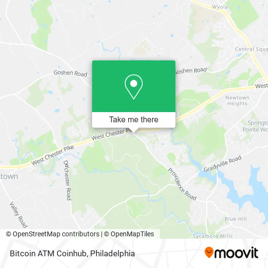Bitcoin ATM Coinhub map
