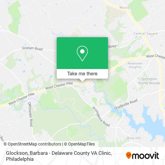 Glockson, Barbara - Delaware County VA Clinic map