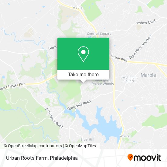 Mapa de Urban Roots Farm