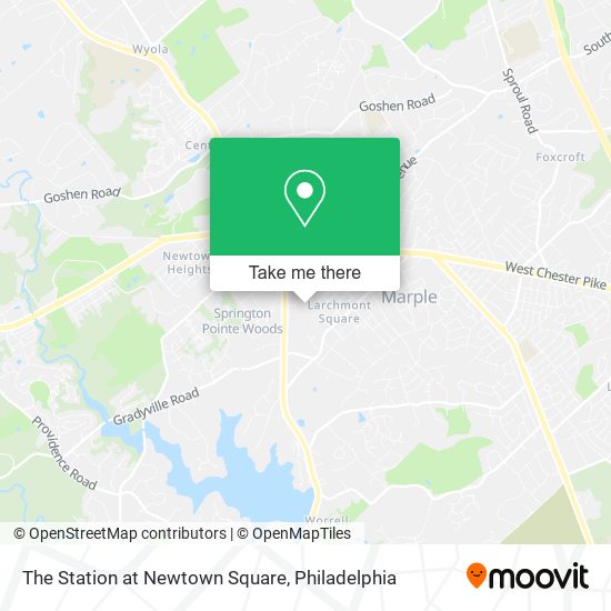 Mapa de The Station at Newtown Square