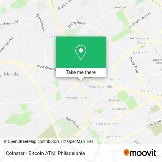Coinstar - Bitcoin ATM map